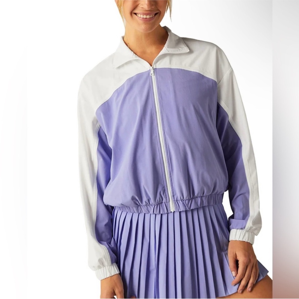 Beyond Yoga Colorblock Go Retro Jacket